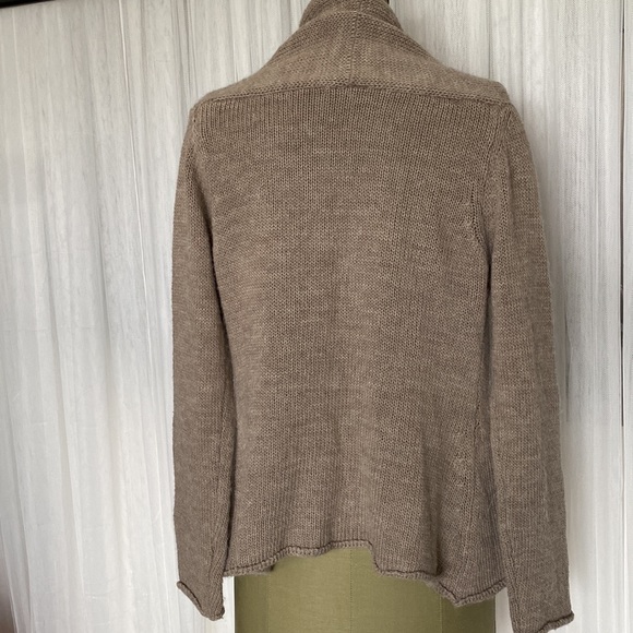 "Melanera" Wool Blend Sand Cardigan - Balletcore -  Size S - Picture 4 of 14